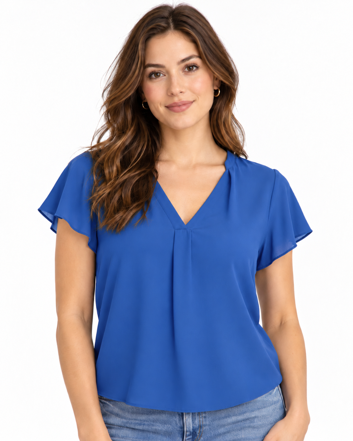 Cor Azul de Blusa Teste variação