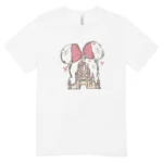 Camisa Feminina Baby Look Minnie Castle