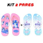 Kit 2 Chinelos Havaianas Feminino Stitch - Imagem 6