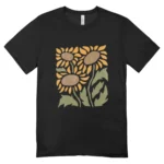 Camisa Feminina Baby Look Girassol - Imagem 3