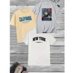 Kit 3 Camisetas Masculina Sortidas 100% Algodão Premium - Imagem 11