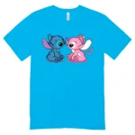 Camisa Feminina Baby Look Stitch and Angel - Imagem 7
