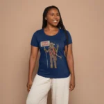 Camisa Feminina Baby Look Chew Peace - Imagem 5