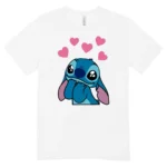 Camisa Feminina Baby Look Stitch in Love - Imagem 3