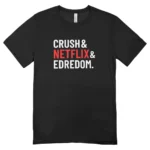 Camisa Feminina Baby Look Crush Netflix e Edredom - Imagem 3