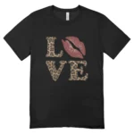Camisa Feminina Baby Look Love Onça