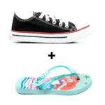 Kit Menina Tênis Infantil All Star + Chinelo Infantil Personagens - Imagem 2