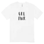 Camisa Feminina Baby Look Grl Pwr
