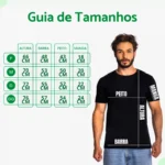 Camiseta Masculina Básica Lisa Algodão Premium Abuzze - Imagem 3