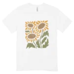 Camisa Feminina Baby Look Girassol