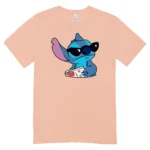 Camisa Feminina Baby Look Stitch Sitting - Imagem 13
