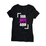Camisa Feminina Baby Look Personalizada - Imagem 5