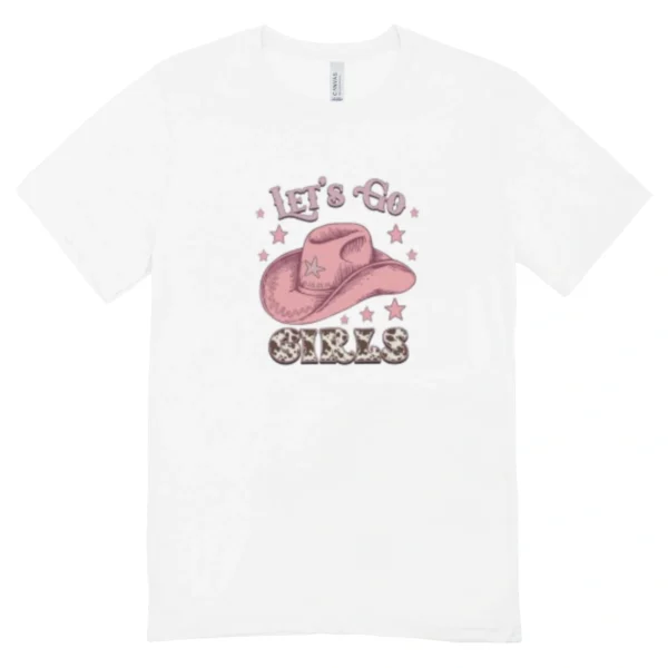 Camisa Feminina Baby Look Lets Go Girls