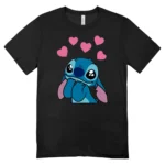 Camisa Feminina Baby Look Stitch in Love - Imagem 7