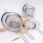 Kit 3 Peneira Coador em aço inox cozinha A7-26 - Imagem 2