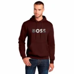 Blusa Moletom Hugo Boss Big Logo com Capuz - Imagem 3
