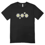 Camisa Feminina Baby Look Flores - Imagem 3