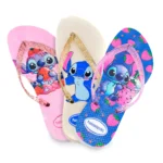 Kit 3 Chinelos Feminino Havaianas Stitch Sortidos - Imagem 2
