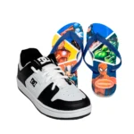 Kit Menino Tênis Infantil DC Shoes + Chinelo Infantil Havaianas Heróis - Imagem 7
