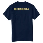 Camiseta Eletricista Camisa de Trabalho Uniforme Profissional - Imagem 2