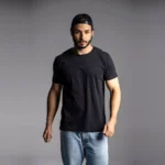 Camiseta Masculina Básica Lisa Algodão Premium Abuzze - Imagem 6