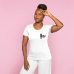 Camisa Feminina Baby Look Miau - Imagem 2