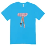 Camisa Feminina Baby Look Bailarina Tênis - Imagem 5