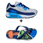 Kit Menino Tênis Infantil Max AIR + Chinelo Infantil Heróis - Imagem 14