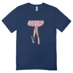 Camisa Feminina Baby Look Bailarina Tênis - Imagem 9