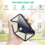 Luminária Solar com 100 Led com Sensor de Presença - Imagem 3