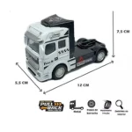 Miniatura Caminhão Carreta Carroceria de Ferro Fricção - Imagem 4