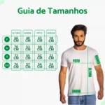 Camiseta Masculina Básica Lisa Algodão Premium Abuzze - Imagem 14