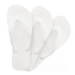 Kit 3 Chinelos Masculino Havaianas Branco - Imagem 2