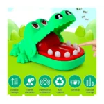 Brinquedo Infantil Crocodilo Boca De Dentista Mordida Finger Game - Imagem 3