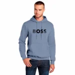 Blusa Moletom Hugo Boss Big Logo com Capuz - Imagem 9
