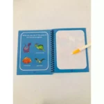 Livro De Água Colorir Infantil Desenhos Mágicos Pintar Com Água + Caneta Mágica - Imagem 2