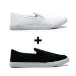 Kit 2 Tênis Feminino Slip On Casual