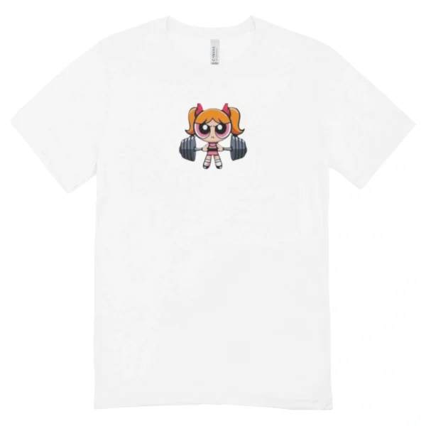 Camisa Feminina Baby Look Florzinha Power