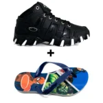 Kit Menino Tênis Infantil Botinha + Chinelo Infantil Heróis - Imagem 2