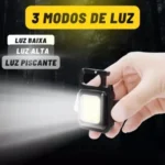 Mini Lanterna Portátil com Chaveiro E Abridor De Garrafa - Imagem 2