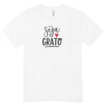 Camisa Feminina Baby Look Seja Grato