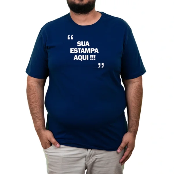 Camisa Personalizada Plus Size