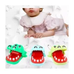 Brinquedo Infantil Crocodilo Boca De Dentista Mordida Finger Game - Imagem 4