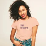 Camisa Feminina Baby Look Lisa - Imagem 7