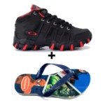 Kit Menino Tênis Infantil Botinha Oakley + Chinelo Infantil Havaianas Heróis - Imagem 9
