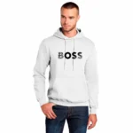 Blusa Moletom Hugo Boss Big Logo com Capuz - Imagem 7