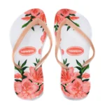Kit 3 Chinelos Feminino Havaianas Flores - Imagem 7