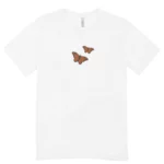 Camisa Feminina Baby Look Borboletas