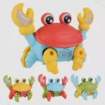 Caranguejo Brinquedo Fujão Som Luz E Movimento Brinquedo - Imagem 2