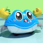 Caranguejo Fujão Brinquedo Educativo Movimento Fricção Diversão Bebê - Imagem 4